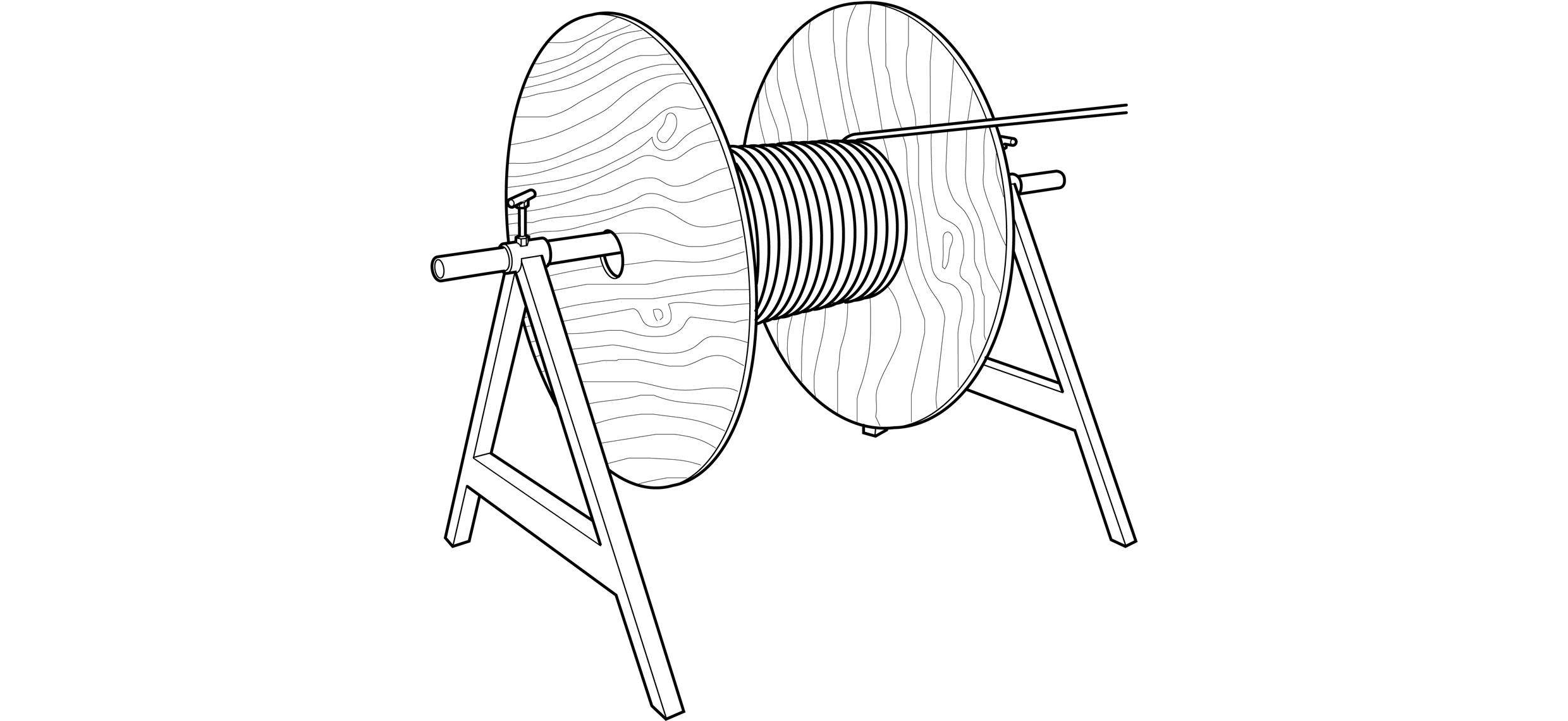 A-Frame Payoff Stand-100kg - Starroll Industries - Adelaide, South Australia