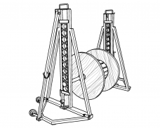 HDJ3000 Hydraulic Drum Jack-3 Tonne