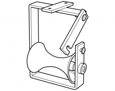 C3 Cable Support Roller-O/head