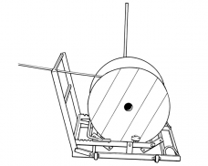 KR Cradle Roller-loaded with drum