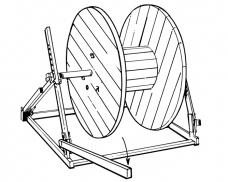 MJ Mechanical Lift Cable Jack-with drum