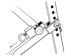 MJ Mechanical Lift Cable Jack-quick drum adjustment mechanism