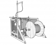 PO2000 Drum Payoff Unit 2000kg (Elec/Hyd)