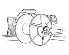 BT/AC Benchtop Winding/Measuring Machine with small drum attachment