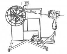 W2/AC Cable Winding/Coiling/Measuring Machine - AC Inverter Control